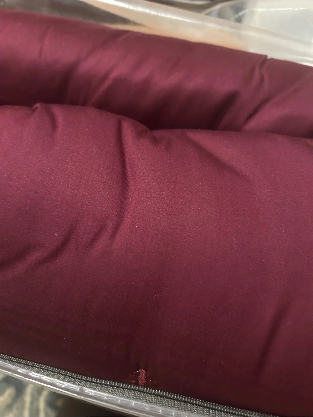 Threshold F/Q Tencel Tufted Comforter and Shams Set  Wine Red